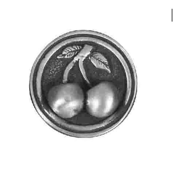 Betsy Fields Cherry Design Knobs Drawer Pulls Lot‎ Of 8 - Picture 1 of 9